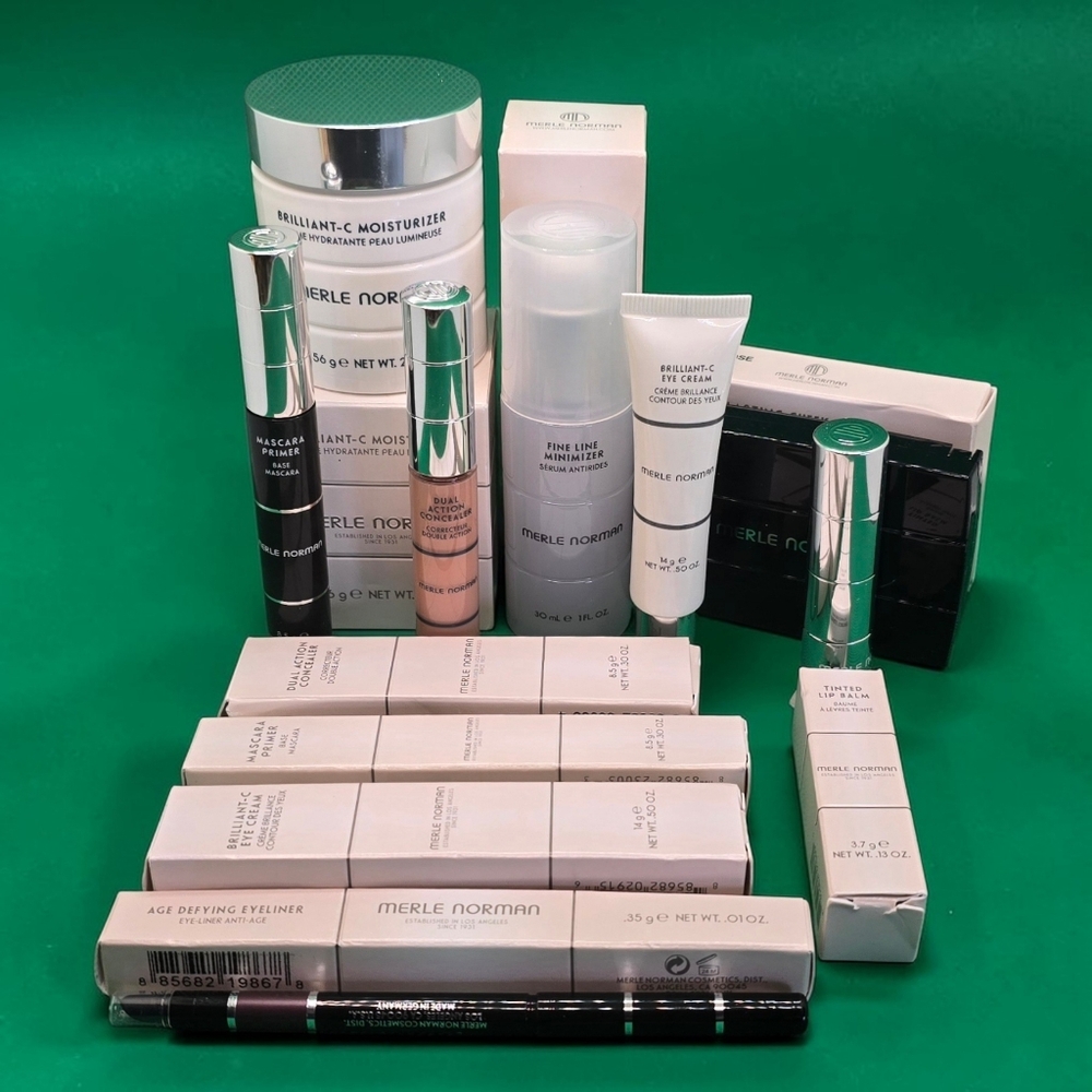 Lot of New Merle Norman Cosmetics Makeup Unused Moisturizer Concealer Mascara